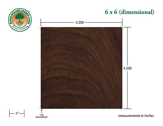 6 x 6 Ipe Wood - Advantage Lumber