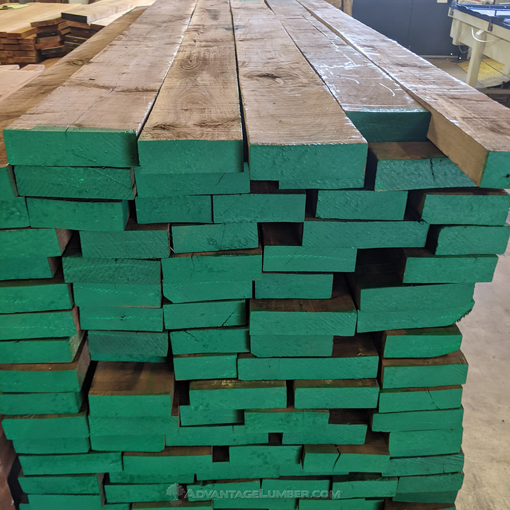 8/4 Rustic Mill Run Walnut Lumber, 25–100 Bd Ft Pack