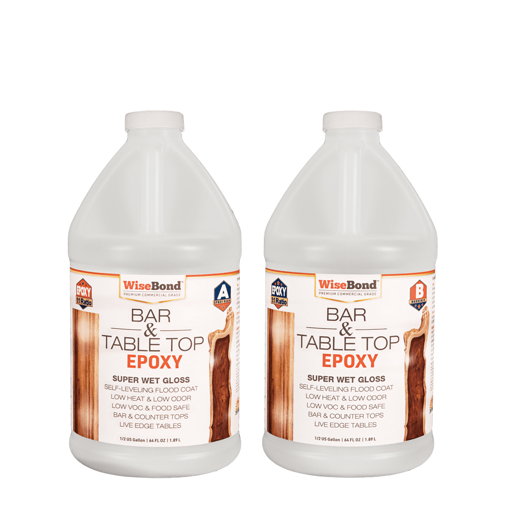 WiseBond™ Bar & Table Top Epoxy 1:1 Ratio Kit - Advantage Lumber