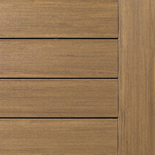 TimberTech® Advanced PVC Riser/Fascia by AZEK®, Vintage Collection® Weathered Teak - Advantage Lumber
