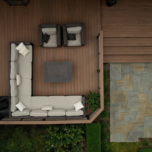 TimberTech® Advanced PVC Decking by AZEK®, Vintage Collection® English Walnut - Advantage Lumber