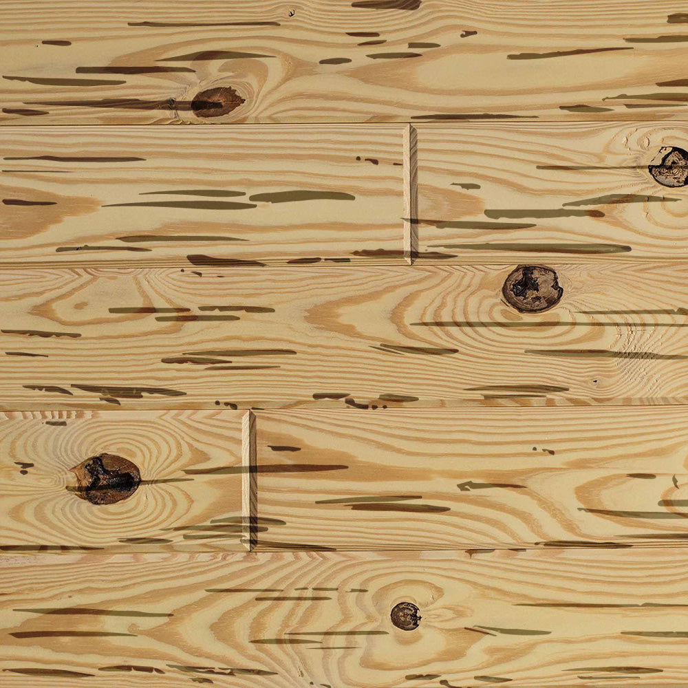 Southern Knotty Pine Ceiling & Wall Prefinished T&G Planks by Synergy Wood®
