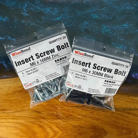 RAMPA® Type KF M6 Wood Insert Bolt Screws - Advantage Lumber