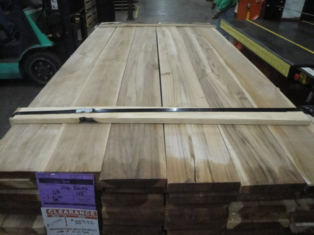 NC01230027 - Teak 1x6+Plus B Grade Blanks