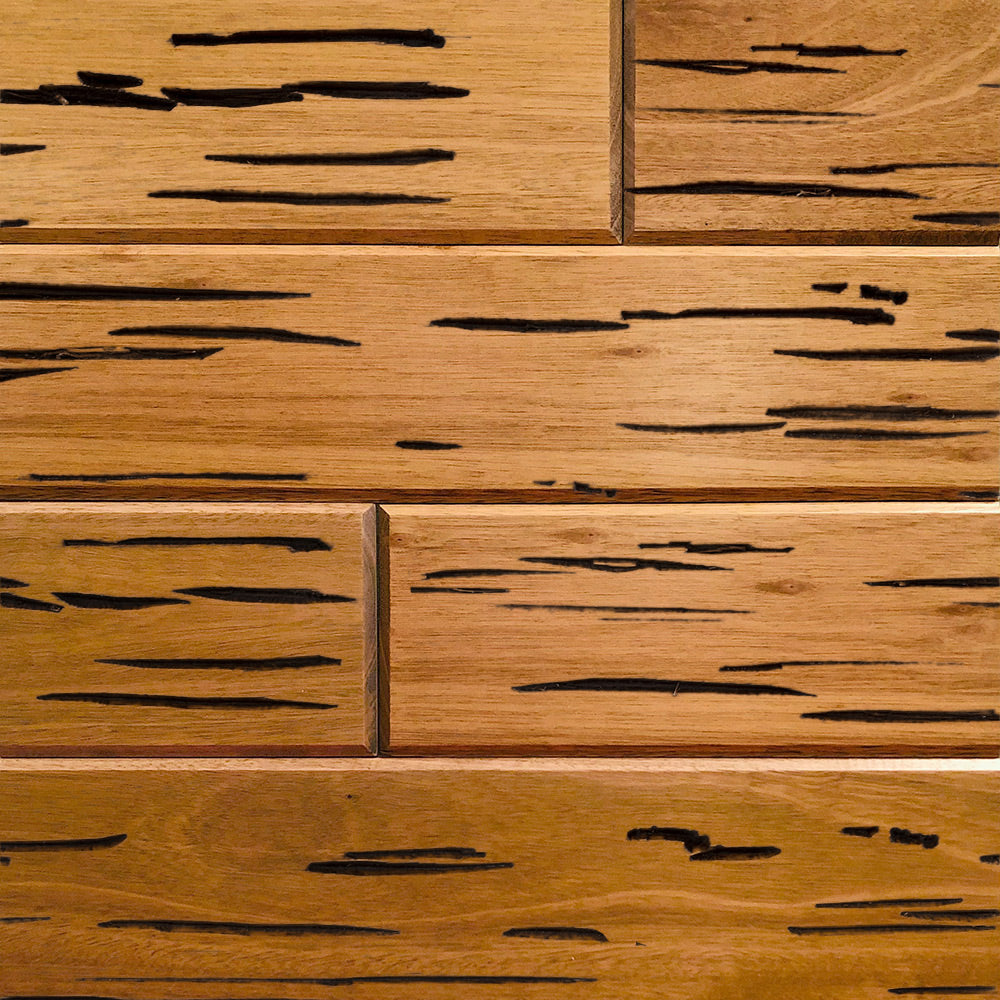 Red Grandis™ Ceiling & Wall Prefinished T&G Planks by Synergy Wood®
