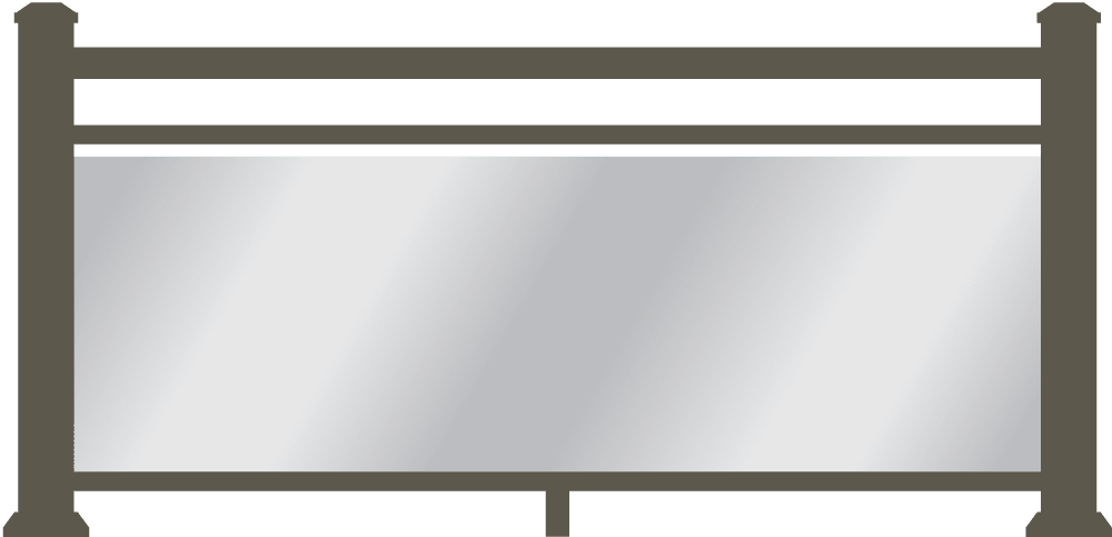 TimberTech® Impression Rail Express® Glass Railing Panel Kit - Advantage Lumber