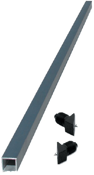42″ Anodized Aluminum Cable Brace, Undrilled - Advantage Lumber