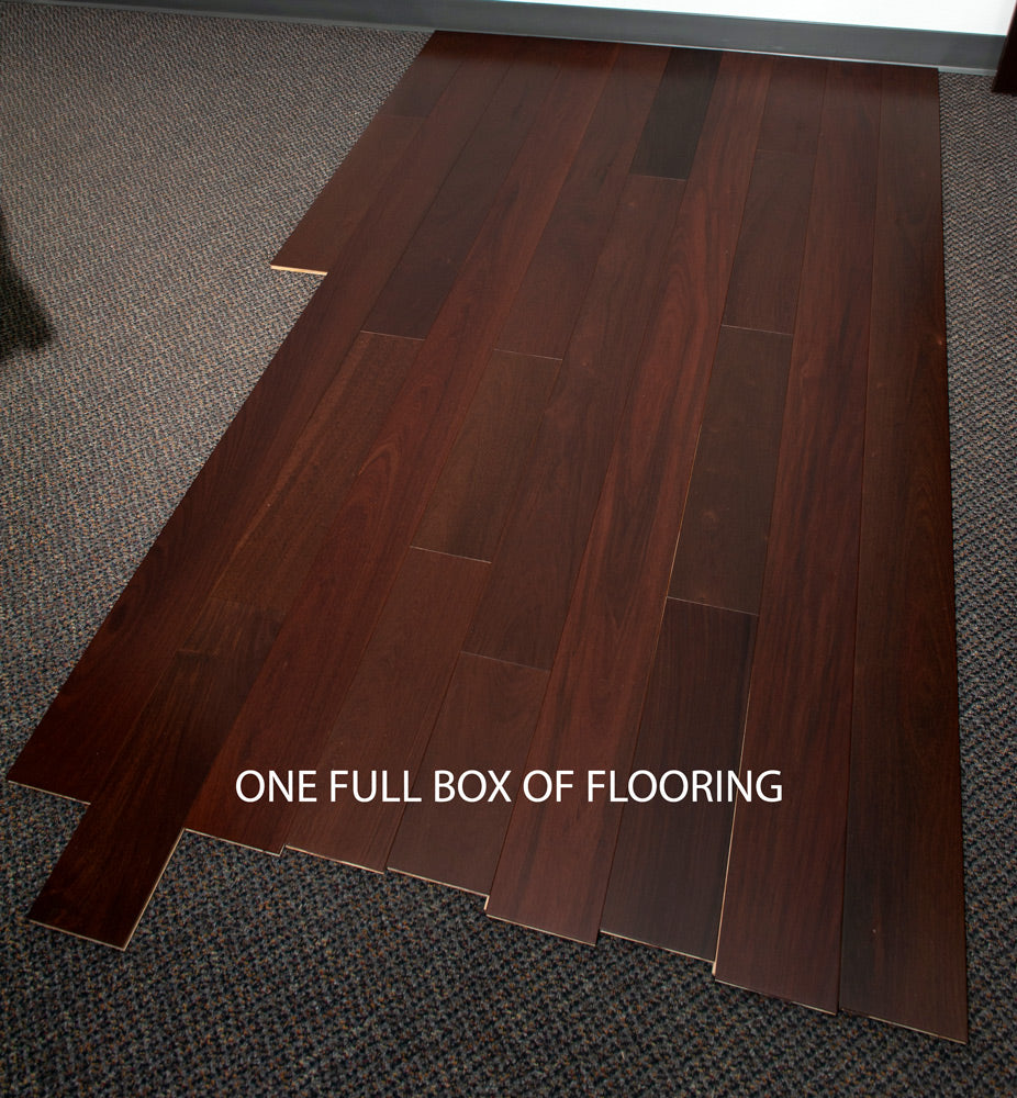 Ipe (Brazilian Walnut) Engineered Flooring 5″ Prefinished Satin