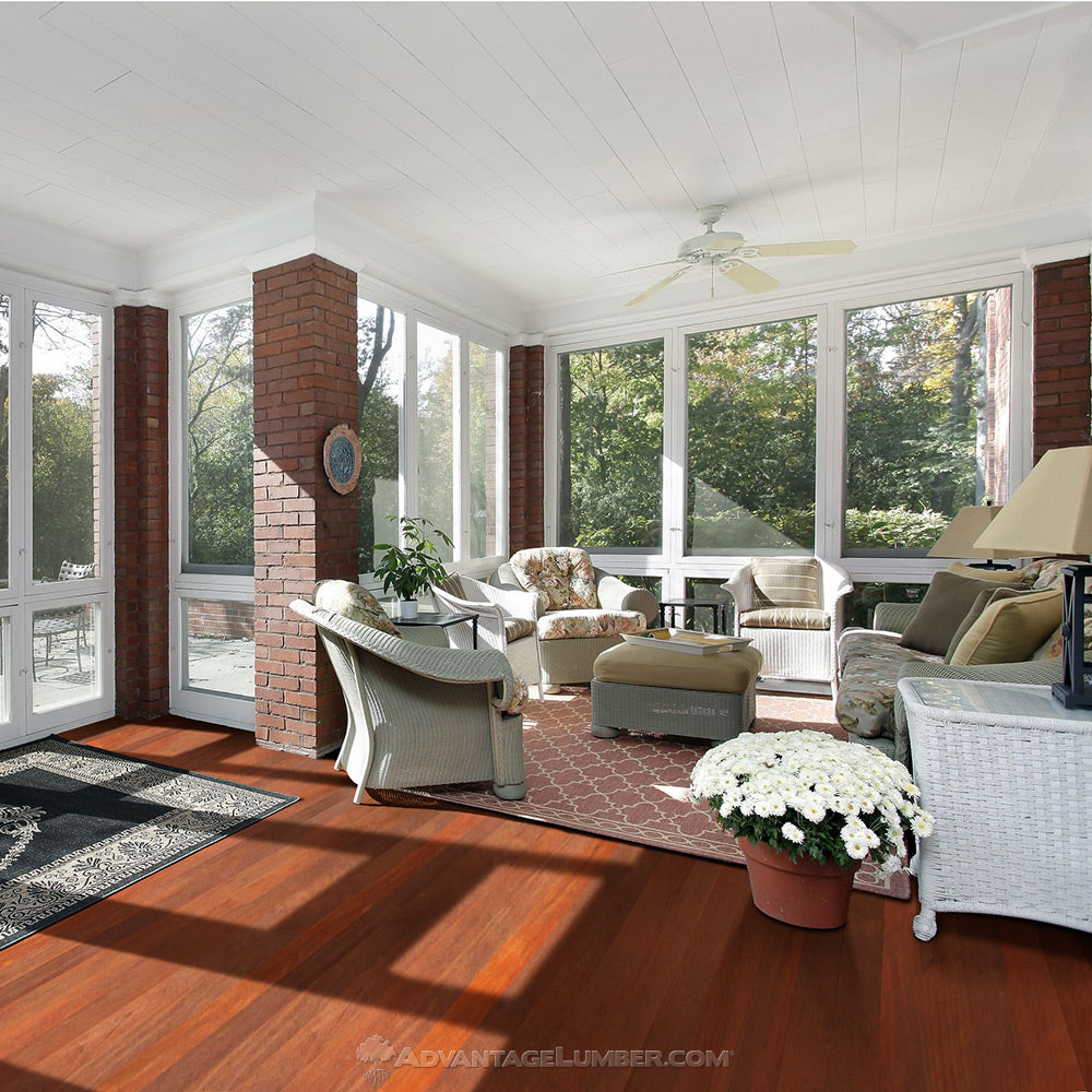 1x4 Cumaru Tongue & Groove Square-Edge 6'-18' Deck Surface Kit