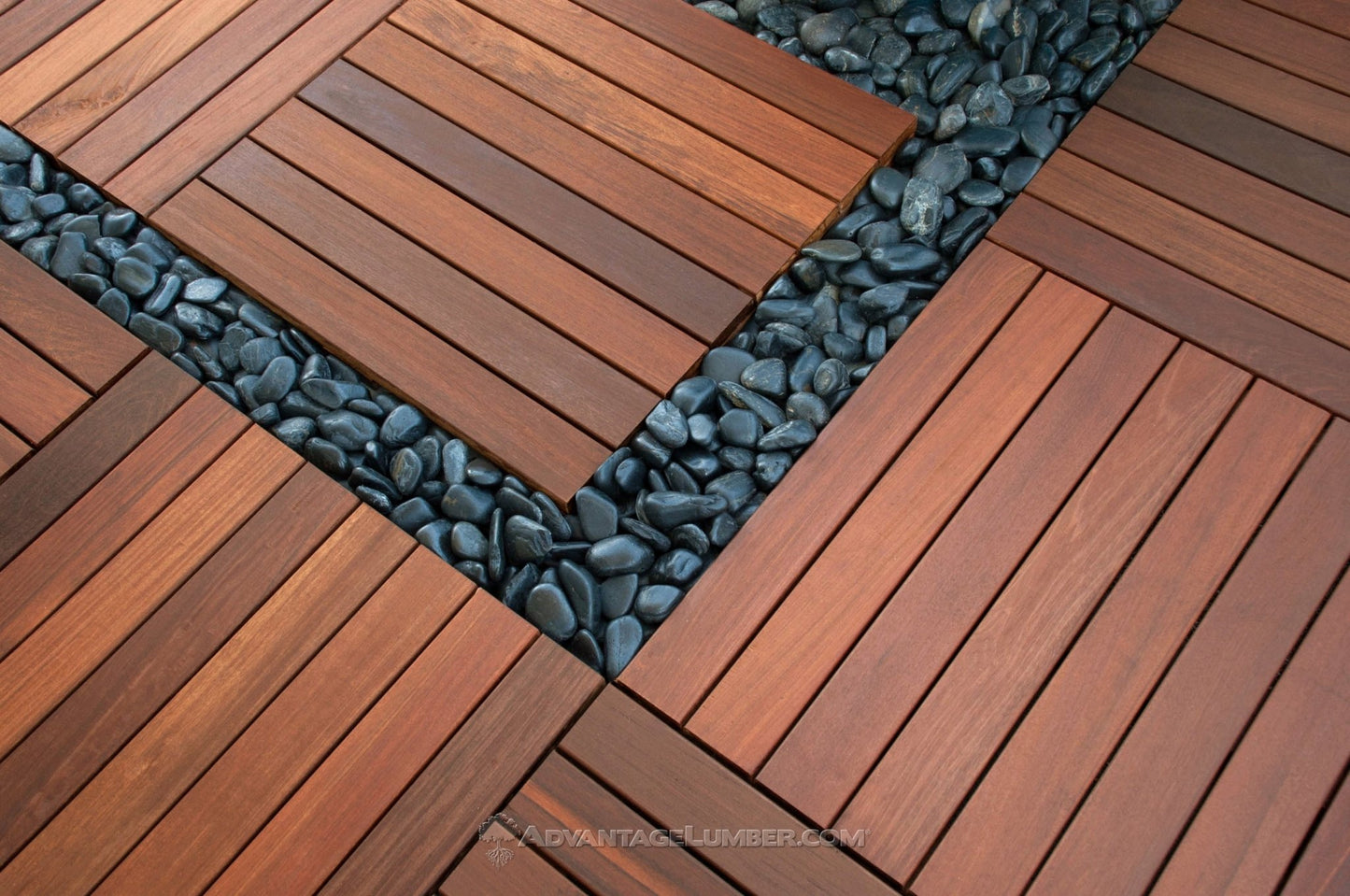 Ipe Advantage Deck Tiles® 24 x 24 - Smooth - Advantage Lumber
