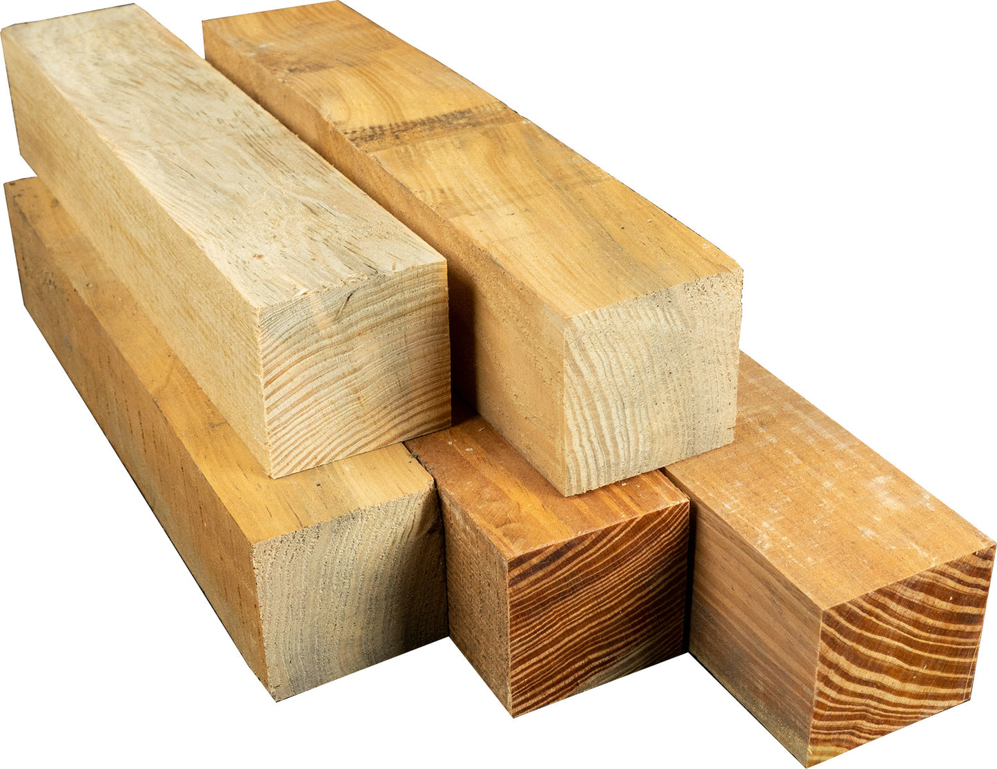 2.25" x 2.5” x 12” Old Growth Long Leaf Pine Turning Blank