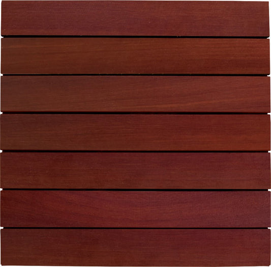 Brazilian Redwood (Massaranduba) Advantage Deck Tiles® 20 x 20 - Smooth - Advantage Lumber