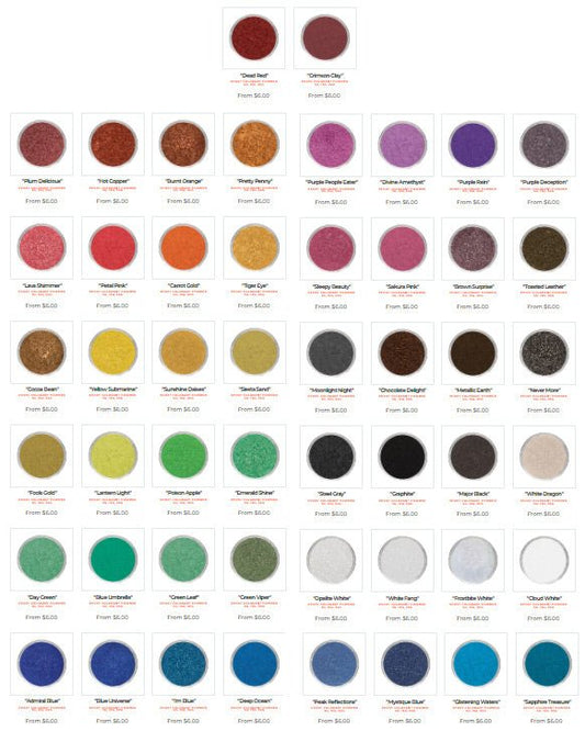 WiseBond™ WiseColor™ Mica Powder Colorant Variety Pack (50 - 5g) - Advantage Lumber
