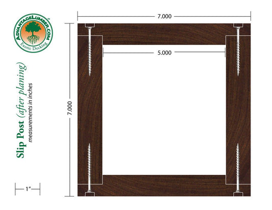 Ipe Slip Post - Advantage Lumber