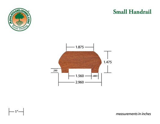 Cumaru Small Handrail