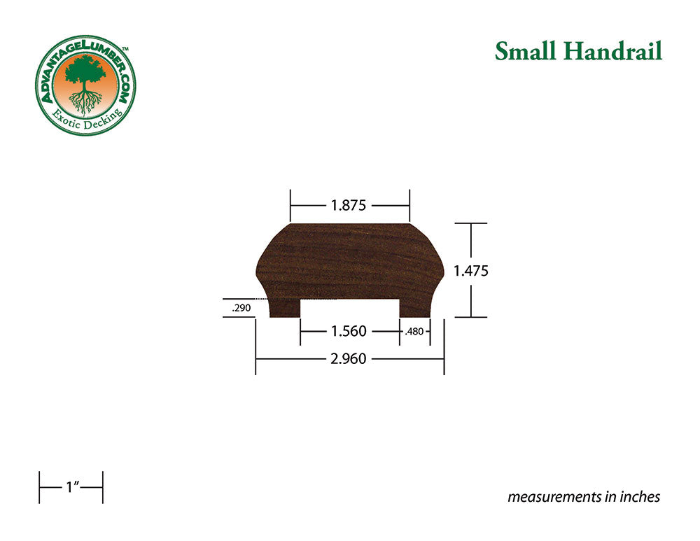 Ipe Small Handrail