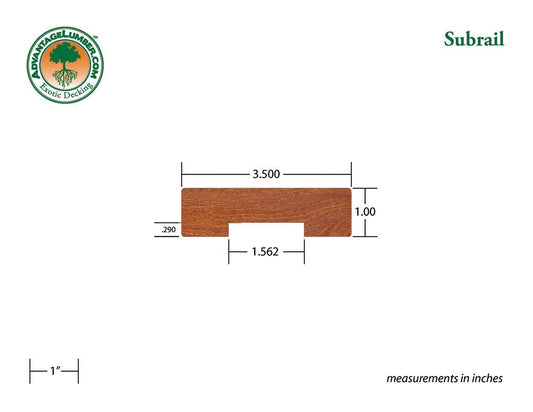 Cumaru Subrail - Advantage Lumber