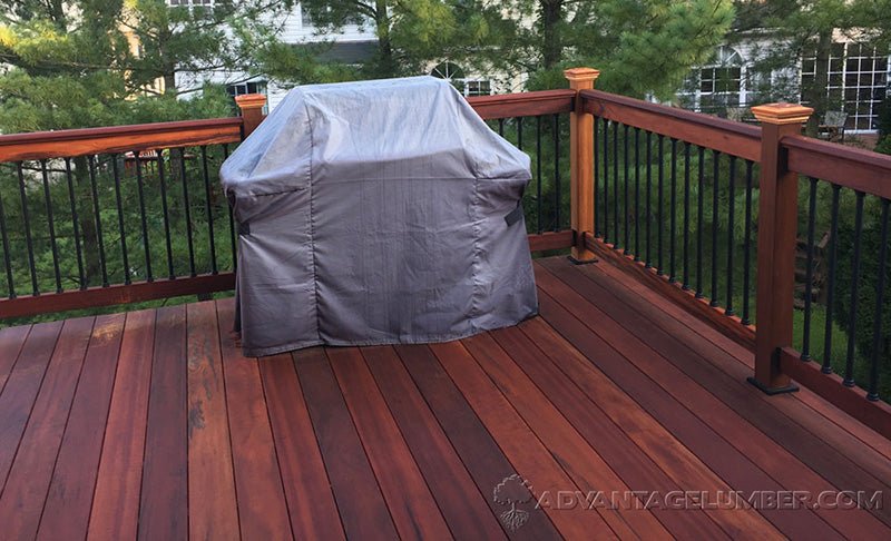 1 x 6 +PLUS® Tigerwood Pre-Grooved Decking (21mm x 6) - Advantage Lumber