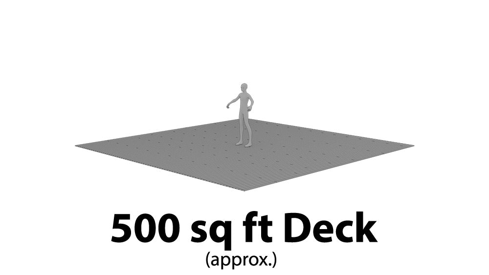 5/4x4 Tigerwood Pre-Grooved 6'-18' Deck Surface Kit