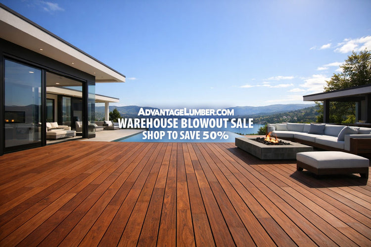 Hardwood Decking, Siding, & Ceiling Clearance Sale