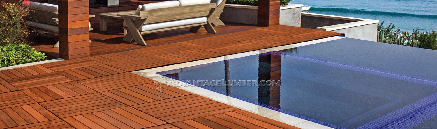 Ipe Deck Tiles