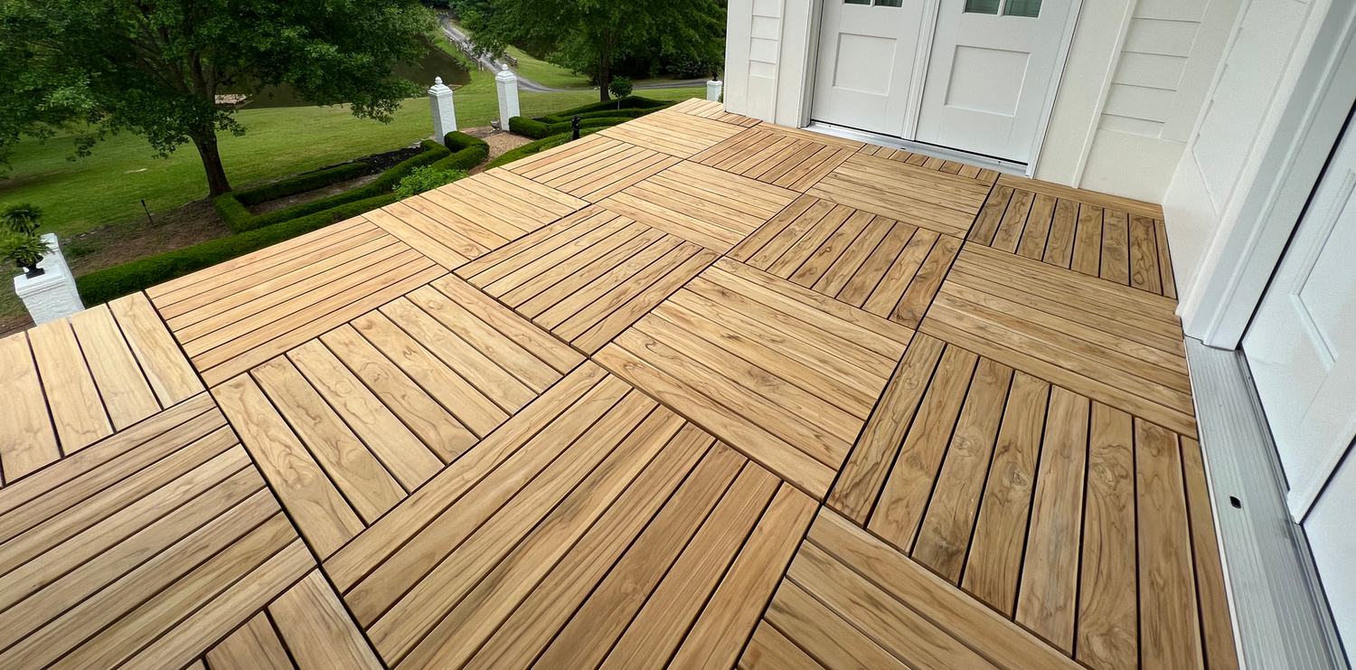 Teak Deck Tiles
