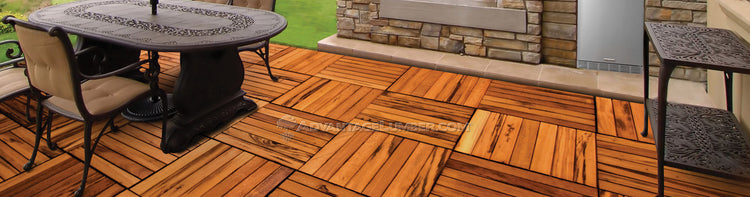 Tigerwood Deck Tiles