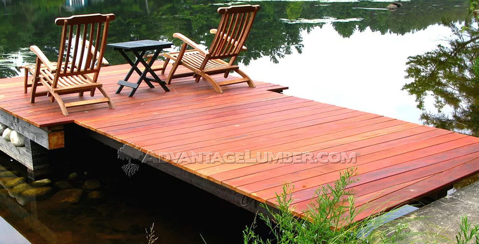 Tigerwood Dock Decking