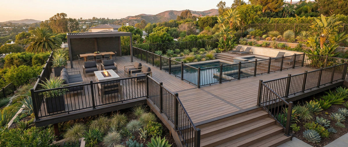 TimberTech Fulton Rail | Elegant Decking Solution - Advantage Lumber