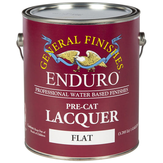 General Finishes Enduro Pre-Cat Lacquer Flat, 1 Gallon