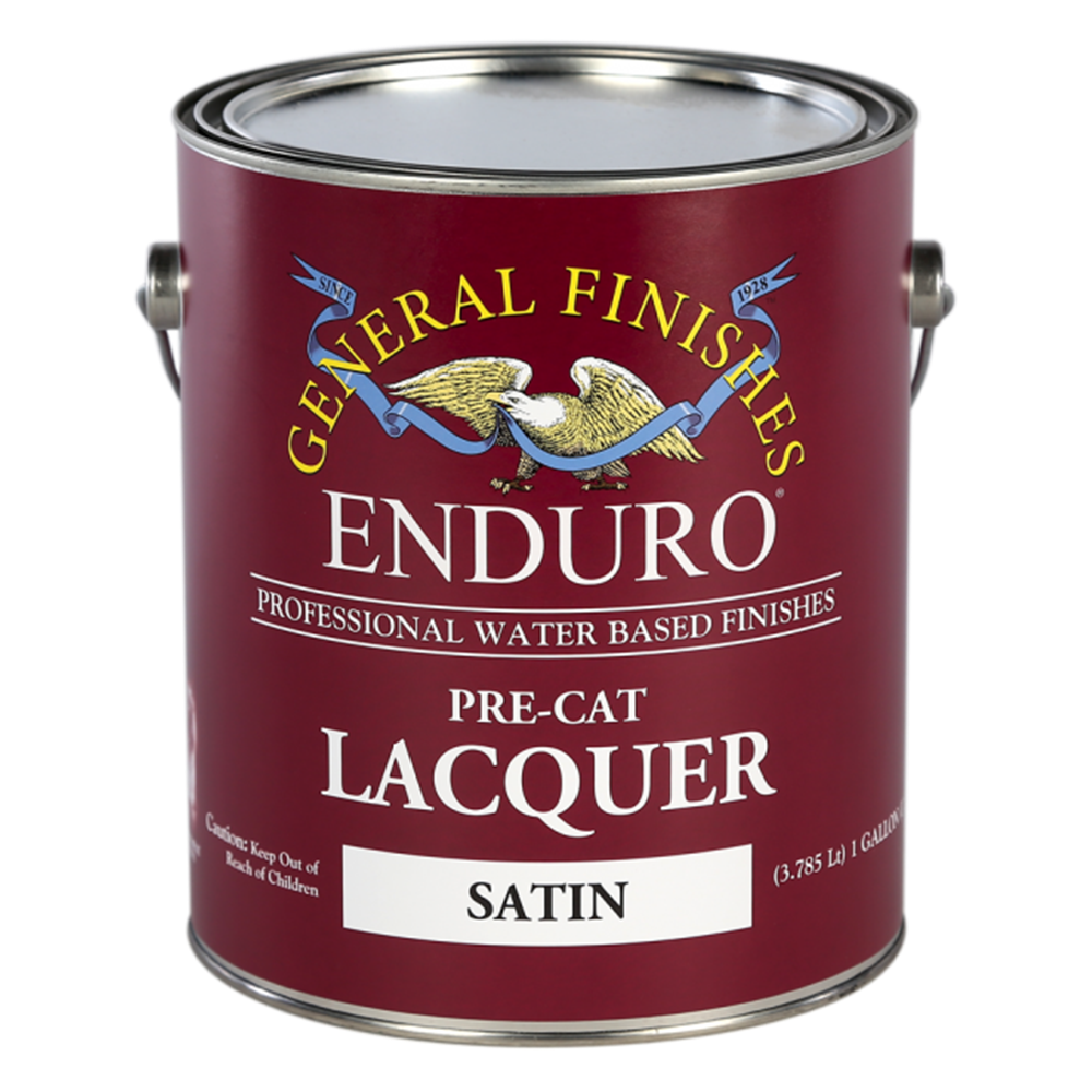 General Finishes Enduro Pre-Cat Lacquer Satin, 1 Gallon