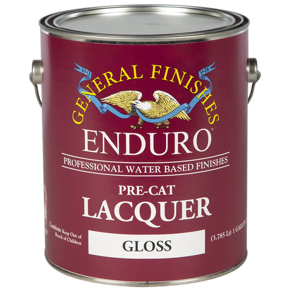 General Finishes Enduro Pre-Cat Lacquer Gloss, 1 Gallon