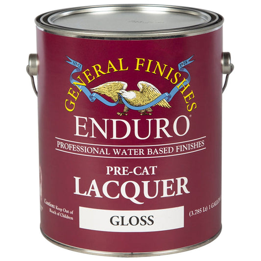 General Finishes Enduro Pre-Cat Lacquer Gloss, 1 Gallon
