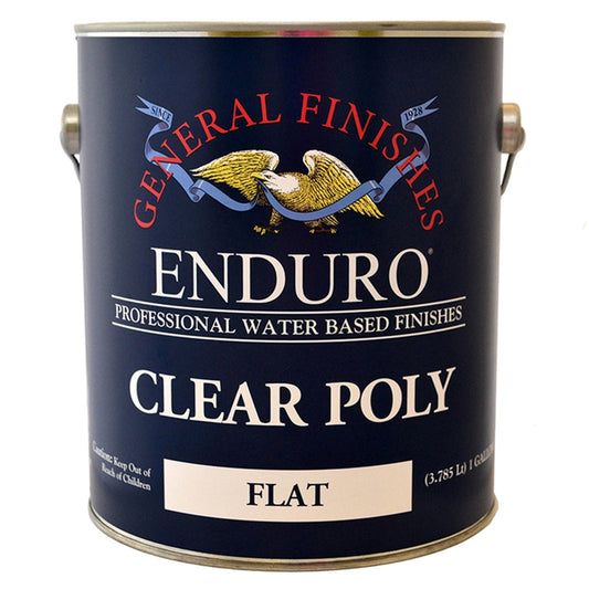 General Finishes Enduro Clear Poly Flat, 1 Gallon