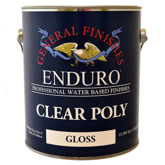 General Finishes Enduro Clear Poly Gloss, 1 Gallon