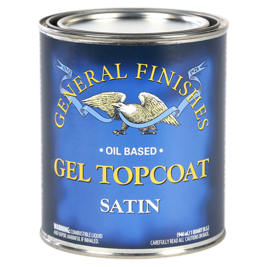 General Finishes Gel Topcoat Satin, 1 Quart