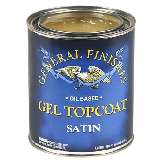 General Finishes Gel Topcoat Satin, 1 Gallon