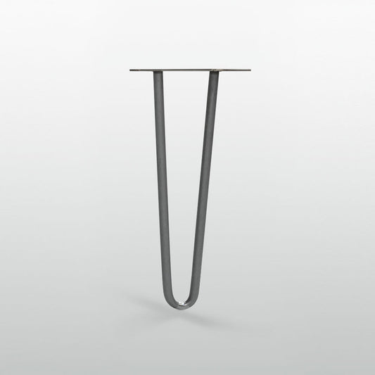 12" Table Leg - Raw Steel