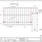 New Castle Steel Deck Framing Kit - 12x20 Deck, Dropped Beam, Picture Frame, 14 Stairs with 4x4 Landing