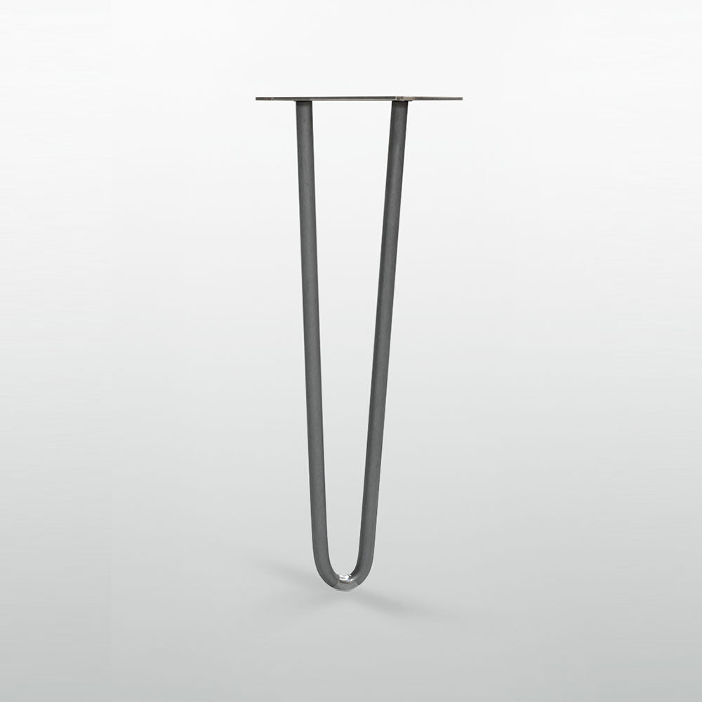 16" Table Leg - Raw Steel