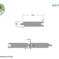 1x4 Western Red Cedar - Select - 60° V-Joint T&G/KD