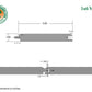 1 x 6 End-Matched 60° V-Joint Pecky Bolivian Walnut, Prefinished