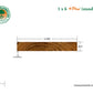 1 x 6 +Plus Teak - Plantation Wood (Character Grade)