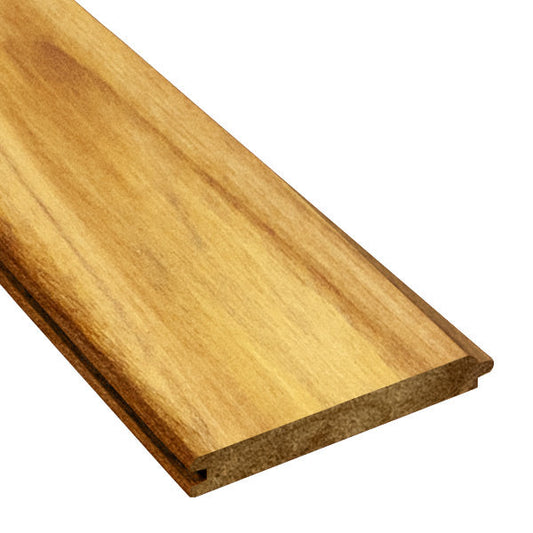 1 x 6 Teak - Plantation Wood V-Groove (Premium Grade)