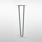 22" Table Leg - Raw Steel