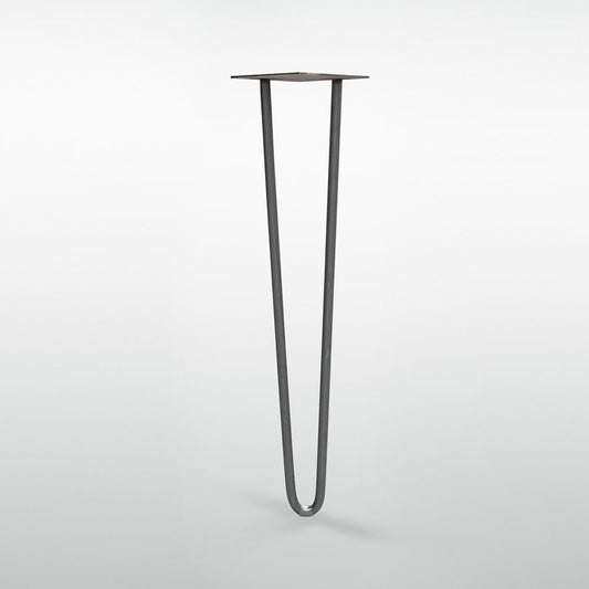 22" Table Leg - Raw Steel