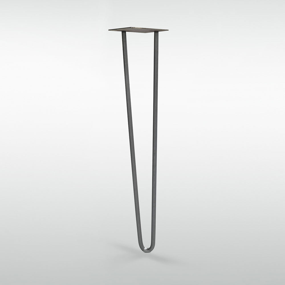26" Table Leg - Raw Steel
