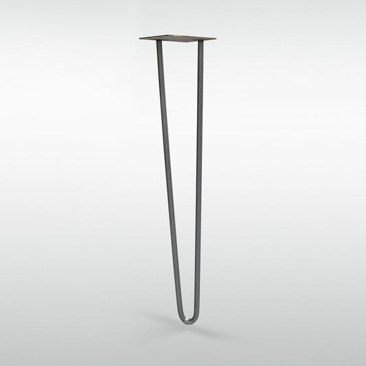 26" Table Leg - Raw Steel