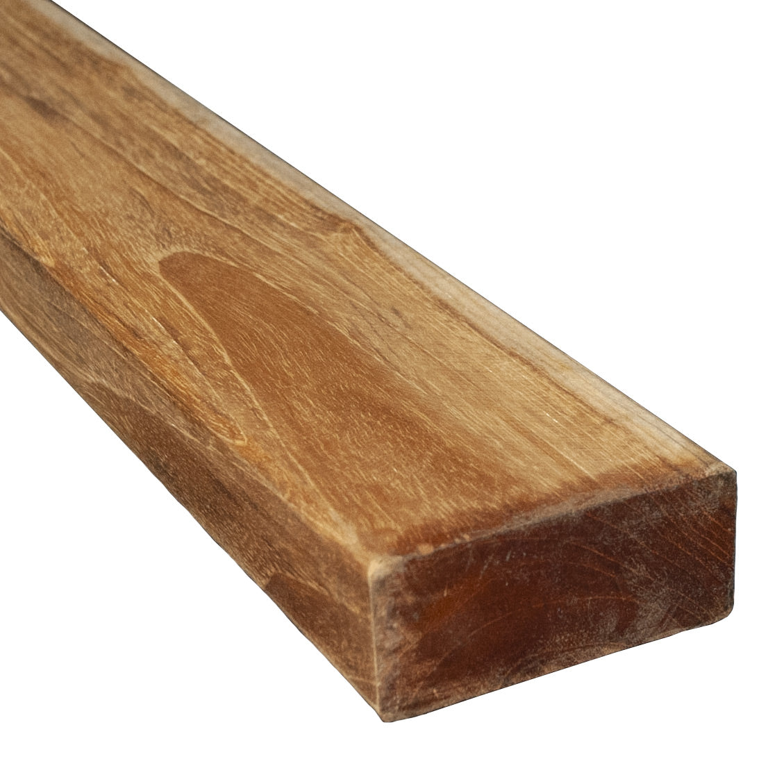 2x4x1 Teak (Plantation) Select - One Face - Solid Defects & Min Sap 10% (Approx. Finished Size: 1-1/2" x 3-1/2" x 1')