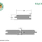 5/4x4 Western Red Cedar 60° V-Joint - Clear Vertical Grain (CVG) - S4S/KD